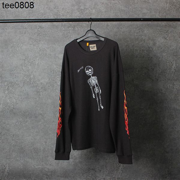 2022 gary dept designer hoodies american niche fashion brand flame skull high street round neck loose casual long sleeve t-shirt, Black
2022 gary dept designer hoodies american niche fashion brand flame skull high street round neck loose casual long sleeve t-shirt, Black