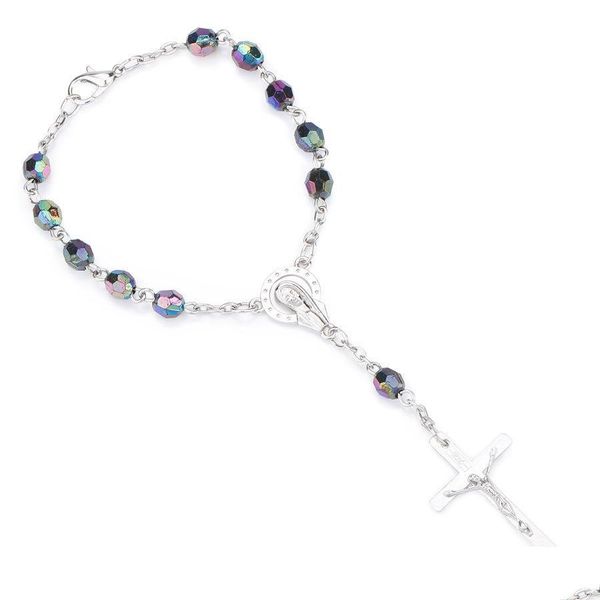 other bracelets rosary jesus cross bracelet pendant jewelry personality colorf crystal beads religious bracelets bangle for lulubaby dhmj3, Golden;silver
other bracelets rosary jesus cross bracelet pendant jewelry personality colorf crystal beads religious bracelets bangle for lulubaby dhmj3, Golden;silver