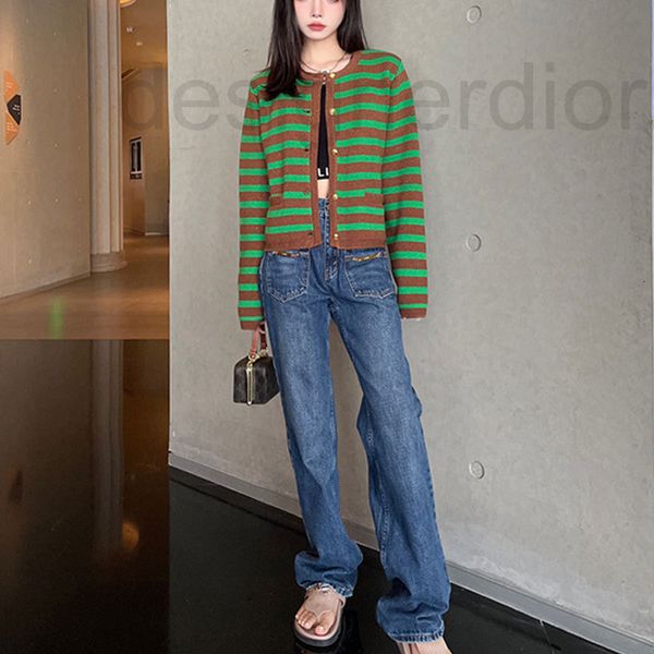 women's knits & tees designer ce new round neck single row button long sleeve stripe color contrast cashmere sweater women's fashi, White
women's knits & tees designer ce new round neck single row button long sleeve stripe color contrast cashmere sweater women's fashi, White