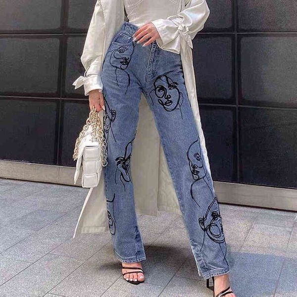 women's jeans autumn fashion women's jeans y2k streetwear print denim retro straight jeans street trousers mom boyfriends high wai, Blue
women's jeans autumn fashion women's jeans y2k streetwear print denim retro straight jeans street trousers mom boyfriends high wai, Blue