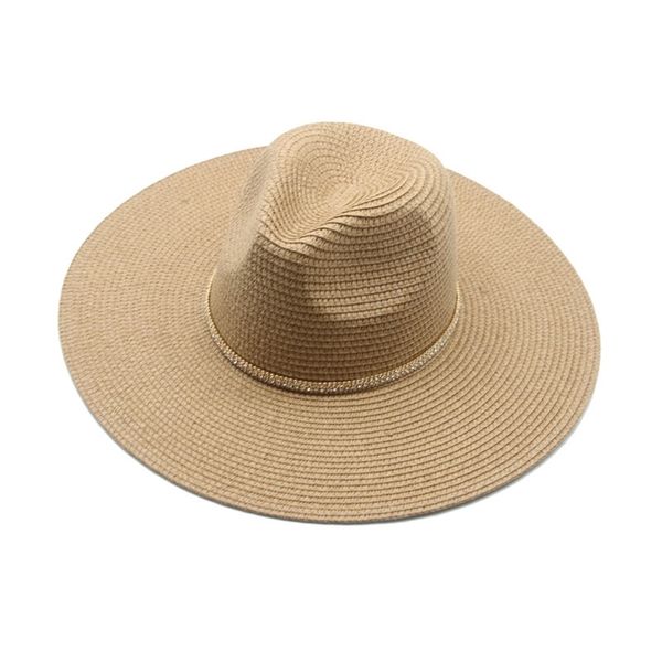 caps hats summer women hats solid wide brim 11cm 7.5cm black khaki straw spring men chain casual outdoor sun 220907, Yellow
caps hats summer women hats solid wide brim 11cm 7.5cm black khaki straw spring men chain casual outdoor sun 220907, Yellow