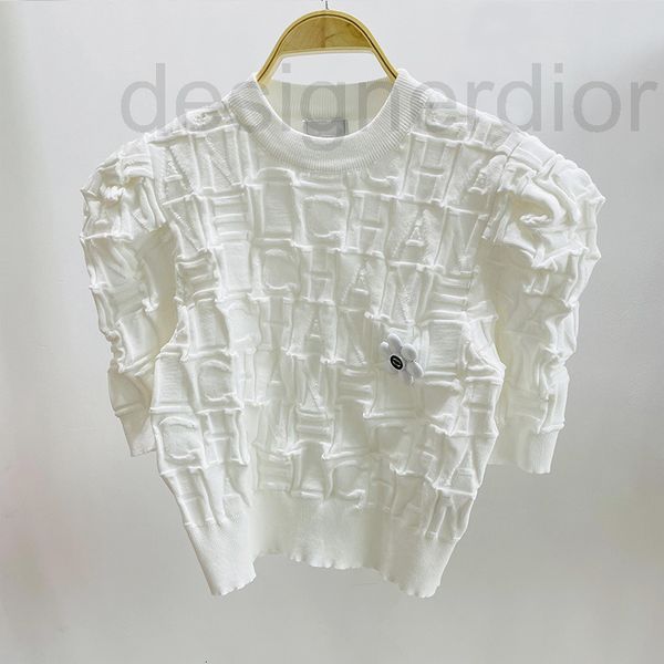 women's knits & tees designer small fragrance bubble sleeve knitted short with small flower decoration solid color three-dimensional kn, White
women's knits & tees designer small fragrance bubble sleeve knitted short with small flower decoration solid color three-dimensional kn, White