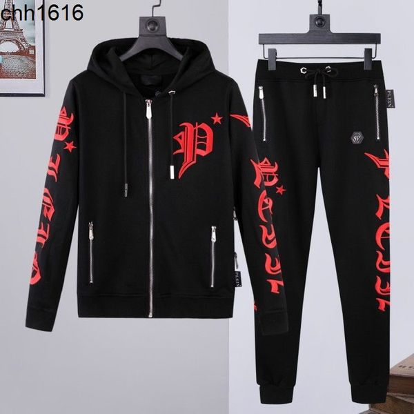 autumn tracksuits suit men's fashion brand philip pp embroidered five-star jacket casual pants two-piece rock man, Gray
autumn tracksuits suit men's fashion brand philip pp embroidered five-star jacket casual pants two-piece rock man, Gray