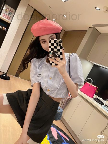 women's tracksuits designer 22 summer lace u-neck shirt high waistline design very tall and thin slightly bubble sleeves zleh, Gray
women's tracksuits designer 22 summer lace u-neck shirt high waistline design very tall and thin slightly bubble sleeves zleh, Gray