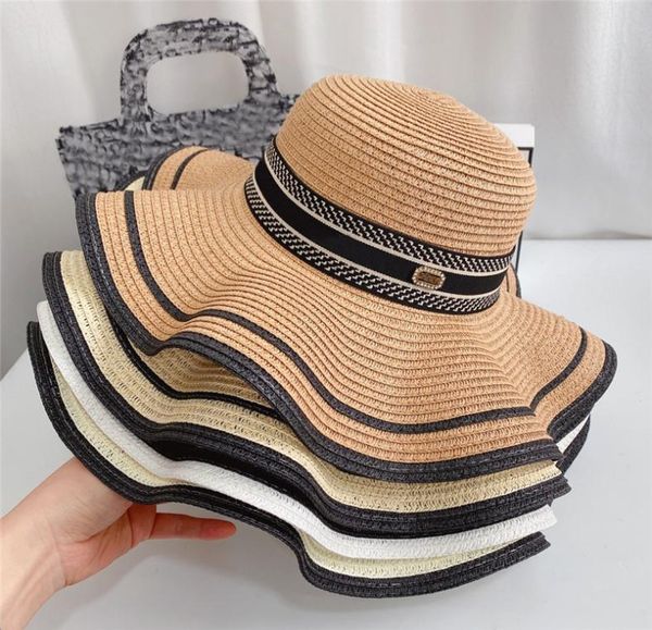 luxurys fashion fitted designer straw hat for womens bucket hat grass braid sun hats summer vacation designers grass braid basebal, Blue;gray
luxurys fashion fitted designer straw hat for womens bucket hat grass braid sun hats summer vacation designers grass braid basebal, Blue;gray