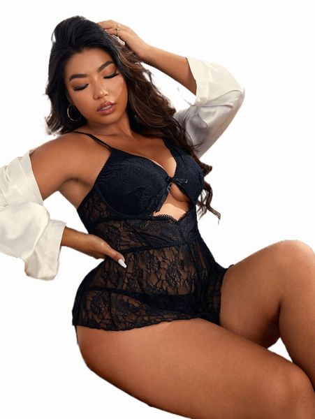plus size underwear plus floral lace cut out bow front romper bodysuit without liner u2qb#, Black;white
plus size underwear plus floral lace cut out bow front romper bodysuit without liner u2qb#, Black;white
