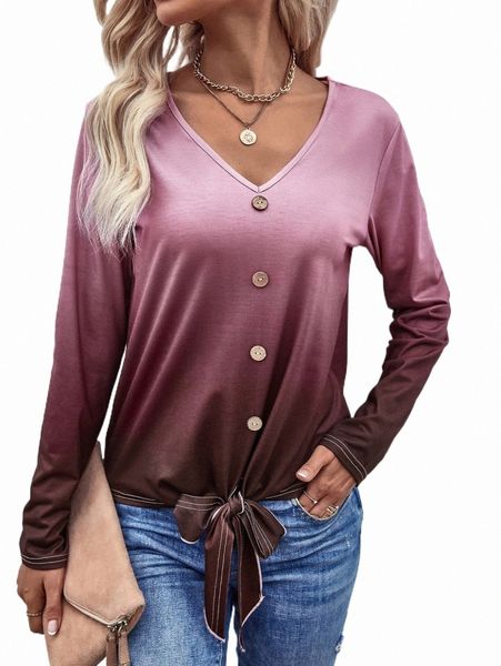 women's t-shirt button front knot hem tee 2022 new a7qo#, White
women's t-shirt button front knot hem tee 2022 new a7qo#, White