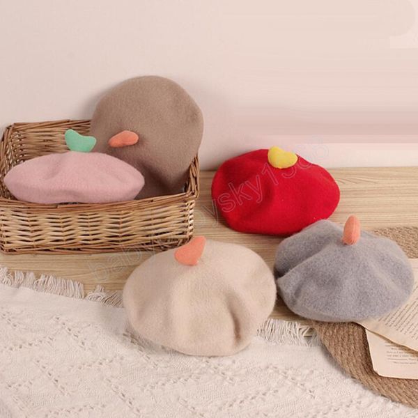 kids girls fashion winter warm beret hats with three-dimensional love wool caps autumn hat girl for children's hat, Yellow
kids girls fashion winter warm beret hats with three-dimensional love wool caps autumn hat girl for children's hat, Yellow