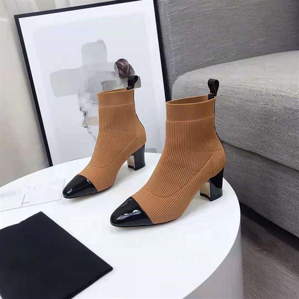 autumn and winter socks highs-heel fashion knitted elastic boots temperament letters leisure women shoes womens letter thick high 3115, Black
autumn and winter socks highs-heel fashion knitted elastic boots temperament letters leisure women shoes womens letter thick high 3115, Black