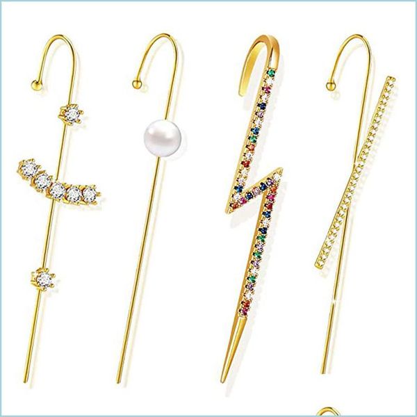 other gold cler hook earrings earcuffs classic rhinestone piercing earring charm jewelry for women girls wedding gift l946fa drop del dhbhq, Golden;silver
other gold cler hook earrings earcuffs classic rhinestone piercing earring charm jewelry for women girls wedding gift l946fa drop del dhbhq, Golden;silver
