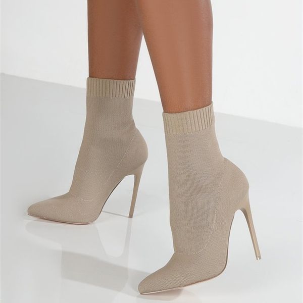 boots autumn luxury women beige sock exotic dancer high heels stiletto winter fashion stretch fabric plus size 220907, Black
boots autumn luxury women beige sock exotic dancer high heels stiletto winter fashion stretch fabric plus size 220907, Black