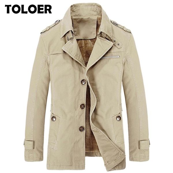 men's trench coats brand men trench coats winter fashion thick warm men's medium long section trench male casual solid windbreaker, Tan;black
men's trench coats brand men trench coats winter fashion thick warm men's medium long section trench male casual solid windbreaker, Tan;black