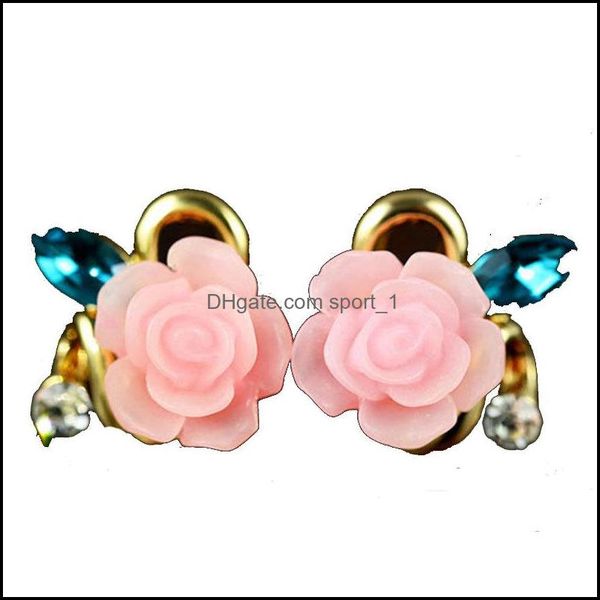 stud beauty earrings alloy rose flower stud with crystal cute resin ear jewelry women girls wedding party 3541 q2 drop delivery sport1 dhfhg, Golden;silver
stud beauty earrings alloy rose flower stud with crystal cute resin ear jewelry women girls wedding party 3541 q2 drop delivery sport1 dhfhg, Golden;silver