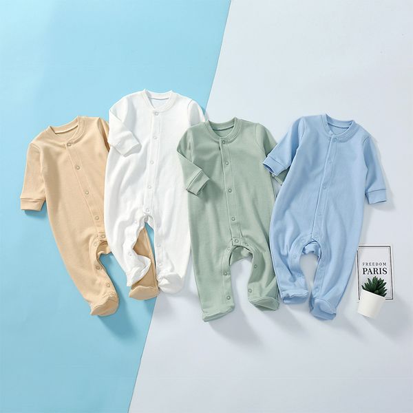 newborn baby rompers long sleeve clothes for boys and girls spring solid colors climbing romper soft cotton kids clothing 0-12m outfit 20220, Blue
newborn baby rompers long sleeve clothes for boys and girls spring solid colors climbing romper soft cotton kids clothing 0-12m outfit 20220, Blue