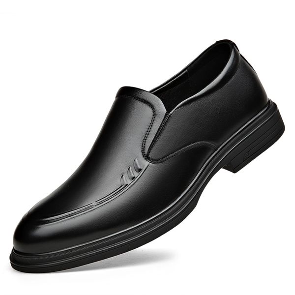 dress shoes spring men's quality genuine leather office size 38-44 slip on soft business classic real 220907, Black
dress shoes spring men's quality genuine leather office size 38-44 slip on soft business classic real 220907, Black