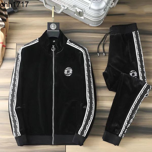 tracksuits autumn 2022 new golden velvet leisure suit men's cardigan fashion two-piece suit large european fashion, Gray
tracksuits autumn 2022 new golden velvet leisure suit men's cardigan fashion two-piece suit large european fashion, Gray