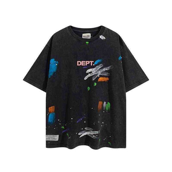 men's t-shirt galley dept fashion shirt summer color splash foam letters retro wash water used loose casual short sleeve high quality, White;black
men's t-shirt galley dept fashion shirt summer color splash foam letters retro wash water used loose casual short sleeve high quality, White;black