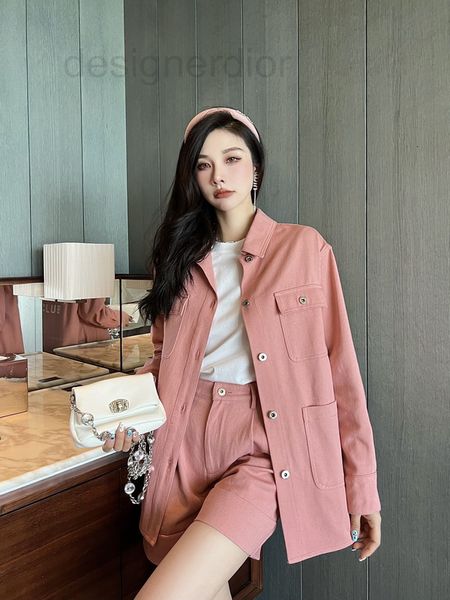 women's tracksuits designer 2022 new denim suit fabric back print hardware version vwz6, Gray
women's tracksuits designer 2022 new denim suit fabric back print hardware version vwz6, Gray