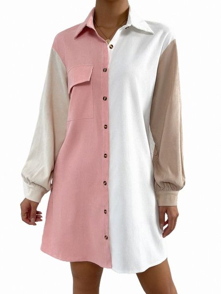 casual dresses two tone flap pocket corduroy shirt dress without belt 72wd#, Black;gray
casual dresses two tone flap pocket corduroy shirt dress without belt 72wd#, Black;gray