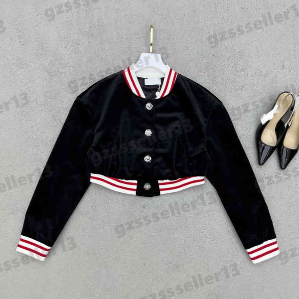 womens jacket short gold velvet jacket fashion brand autumn and winter metal logo button jackets designer women clothing 0912, Black;brown
womens jacket short gold velvet jacket fashion brand autumn and winter metal logo button jackets designer women clothing 0912, Black;brown