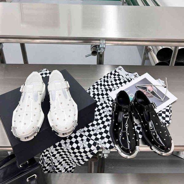 dress shoes dy metal head hollow roman sandals neutral style iron single shoes women's spring and summer willow nails british buckle, Black
dress shoes dy metal head hollow roman sandals neutral style iron single shoes women's spring and summer willow nails british buckle, Black