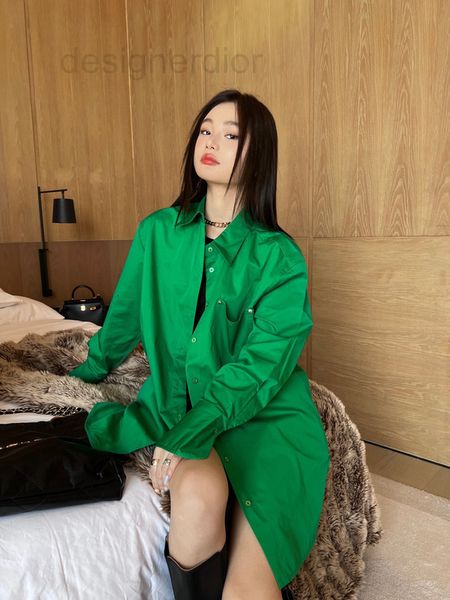 women's blouses & shirts designer 22ss new four season piece wear a long lazy and fashionable shirt mhau, White
women's blouses & shirts designer 22ss new four season piece wear a long lazy and fashionable shirt mhau, White
