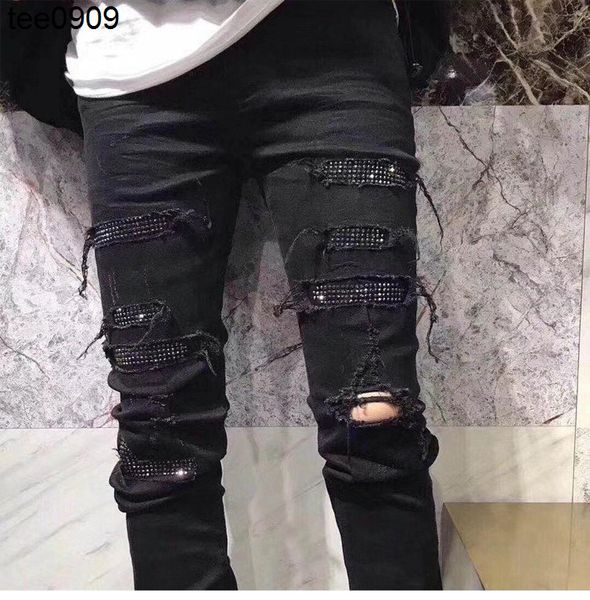 2019 jeans black diamond elastic j high street hole black slim fit little feet trendy jeans, Blue
2019 jeans black diamond elastic j high street hole black slim fit little feet trendy jeans, Blue