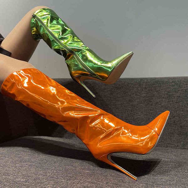 boots arden furtado gold shinyleather silver knee high woman pointed toe stilettos heels women's shoes fashion 41 220906, Black
boots arden furtado gold shinyleather silver knee high woman pointed toe stilettos heels women's shoes fashion 41 220906, Black