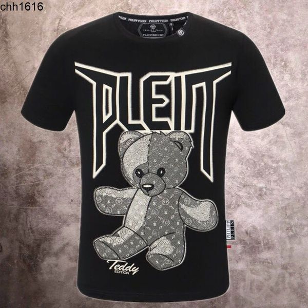 tee european and american fashion brand men's spring t-shirt large round neck casual fashion drill violence xiaoxiong net red backing, White;black
tee european and american fashion brand men's spring t-shirt large round neck casual fashion drill violence xiaoxiong net red backing, White;black