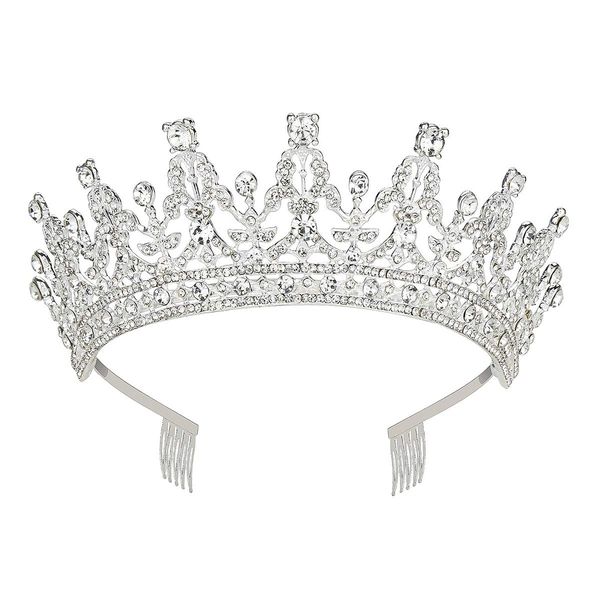 headbands queen tiaras and crowns with comb for women girls crystal crown bridal wedding birthday prom christmas halloween bdegarden amed0, Silver
headbands queen tiaras and crowns with comb for women girls crystal crown bridal wedding birthday prom christmas halloween bdegarden amed0, Silver