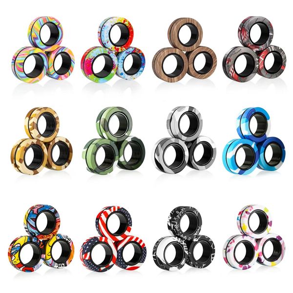 3 pcs toys random 3pcs shockwave magnetic ring magnet rings finger adhd stress relief magic relief toy
3 pcs toys random 3pcs shockwave magnetic ring magnet rings finger adhd stress relief magic relief toy
