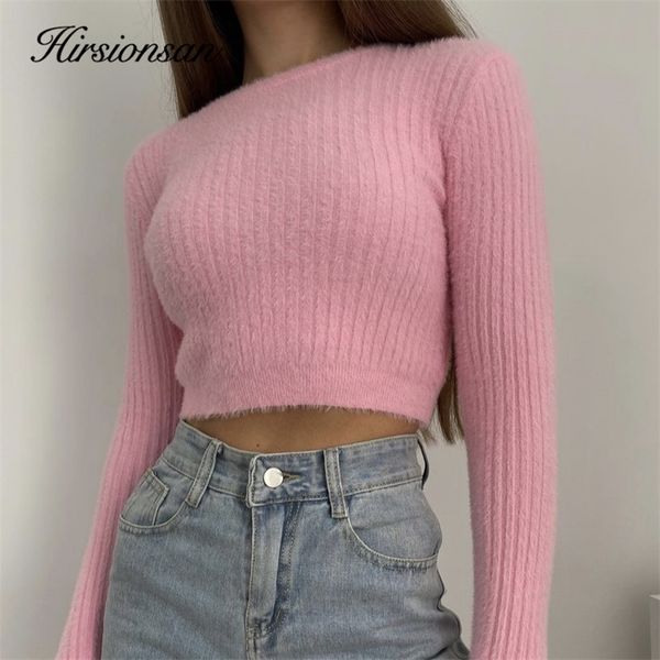 womens sweaters hirsionsan soft winter sweater women western style warm knitted solid female loose o neck ladies short pullovers 220906, White;black
womens sweaters hirsionsan soft winter sweater women western style warm knitted solid female loose o neck ladies short pullovers 220906, White;black