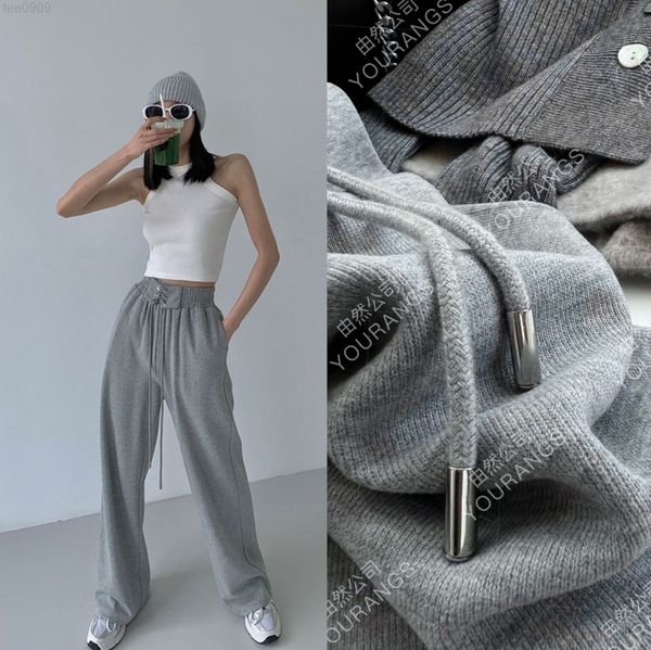 autumn new cool soft shorts pants double-sided knitting high waist straight tube tie sports casual pants, Black
autumn new cool soft shorts pants double-sided knitting high waist straight tube tie sports casual pants, Black