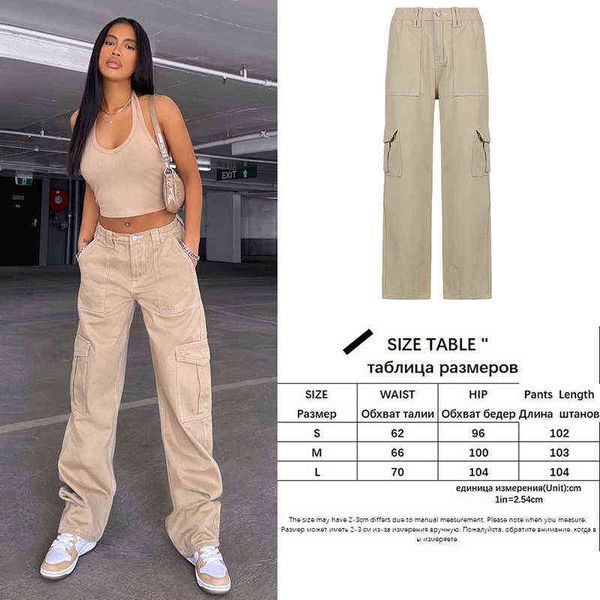 women's jeans khaki wide leg cargo pants for women 2022 vintage high waist big pockets baggy denim trousers y2k 90s straight oversize j, Blue
women's jeans khaki wide leg cargo pants for women 2022 vintage high waist big pockets baggy denim trousers y2k 90s straight oversize j, Blue