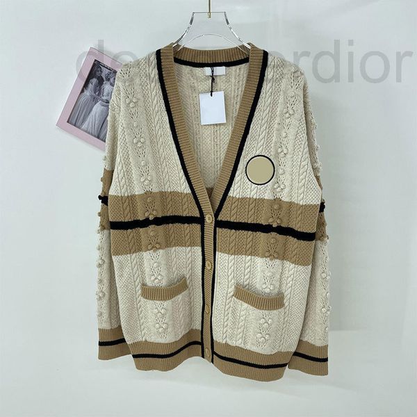 women's knits & tees designer pure wool v-neck long sleeve single breasted button double pocket color blocking stripe smiley face icon, White
women's knits & tees designer pure wool v-neck long sleeve single breasted button double pocket color blocking stripe smiley face icon, White