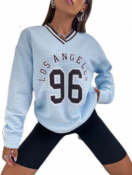 women's hoodies & sweatshirts number and letter graphic drop shoulder textured sweatshirt t2jb#, Black
women's hoodies & sweatshirts number and letter graphic drop shoulder textured sweatshirt t2jb#, Black