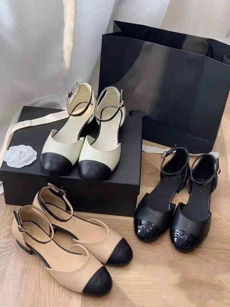 sandals small fragrance hollow color matching mary jane spring and summer women's flat sole single shoes baotou sandals women, Black
sandals small fragrance hollow color matching mary jane spring and summer women's flat sole single shoes baotou sandals women, Black