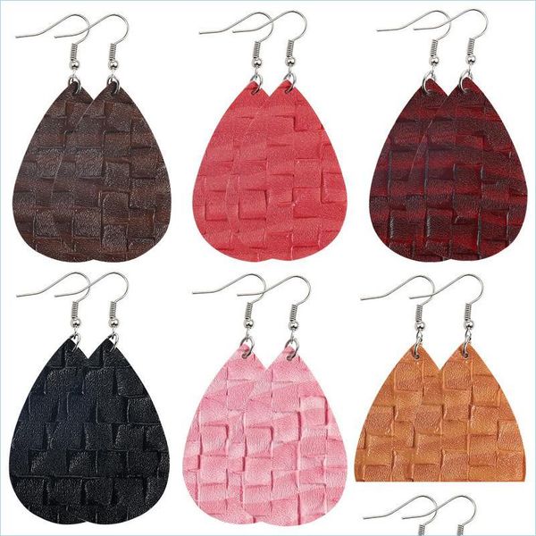 dangle chandelier colorf weave pattern lattice pu leather dangle earring for women double side bohemian sier plating hook jewelry dr dhdh6, Silver
dangle chandelier colorf weave pattern lattice pu leather dangle earring for women double side bohemian sier plating hook jewelry dr dhdh6, Silver
