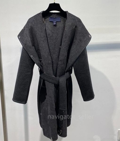 l women's wool blends jacket woolen loose overcoat long sleeve ladies outerwear coats winter hooded thick coat warm waterproof greatcoa, Blue;black
l women's wool blends jacket woolen loose overcoat long sleeve ladies outerwear coats winter hooded thick coat warm waterproof greatcoa, Blue;black