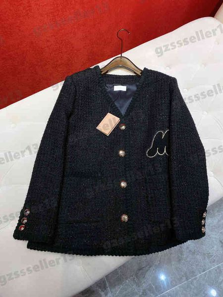 womens jacket mid length tweed jacket fashion brand crew neck button cardigan jackets letter logo embroidery designer women clothing 0912, Black;brown
womens jacket mid length tweed jacket fashion brand crew neck button cardigan jackets letter logo embroidery designer women clothing 0912, Black;brown