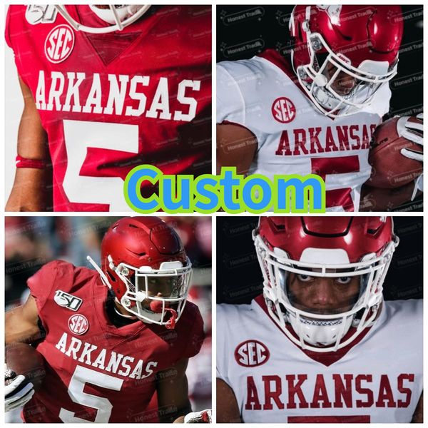 college football custom ncaa arkansas college football jersey 5 rakeem boyd feleipe franks 16 treylon burks 33 treylon 150th stitched jersey, Black
college football custom ncaa arkansas college football jersey 5 rakeem boyd feleipe franks 16 treylon burks 33 treylon 150th stitched jersey, Black