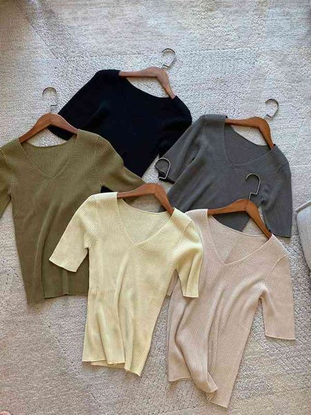 women's knits tees ic xiaohe cotton linen super cool fabric v-neck middle sleeve sweater high elastic seamless, White
women's knits tees ic xiaohe cotton linen super cool fabric v-neck middle sleeve sweater high elastic seamless, White