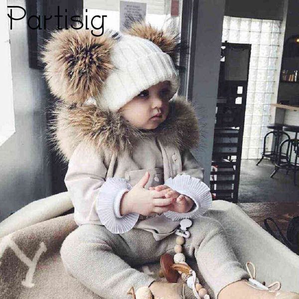 caps hats winter crochet double natural raccoon pompom hat for girls real fur children caps fashion kids beanie bonnet t220907, Yellow
caps hats winter crochet double natural raccoon pompom hat for girls real fur children caps fashion kids beanie bonnet t220907, Yellow