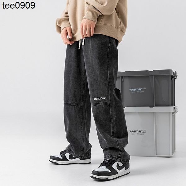 han lu men's jeans 2022 autumn new versatile casual stitched washed long pants, Blue
han lu men's jeans 2022 autumn new versatile casual stitched washed long pants, Blue