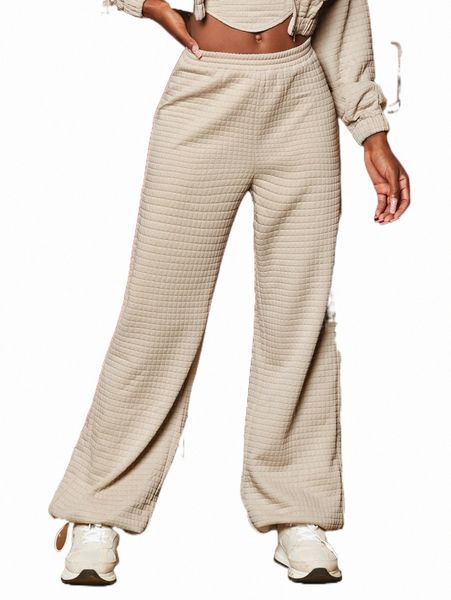 women's pants & capris solid elastic waist pants b3zw#, Black;white 
women's pants & capris solid elastic waist pants b3zw#, Black;white