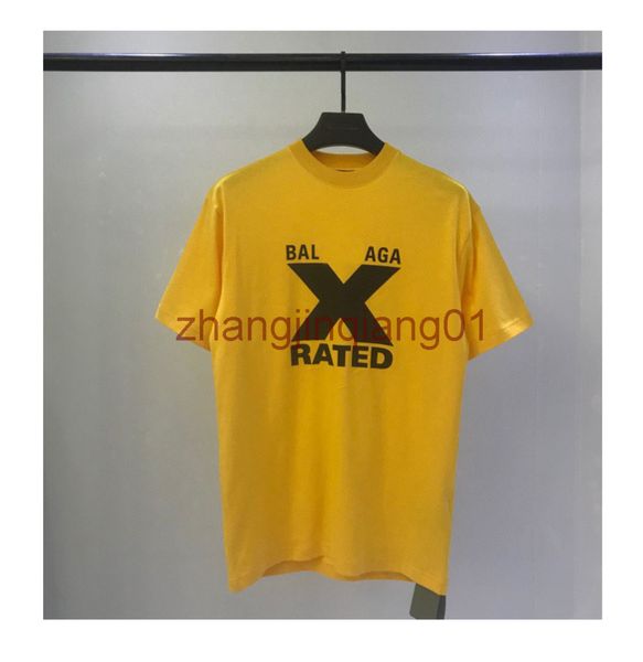 designer balanciagas t shirt x letter printed brand men women tee front casual large half sleeve round neck summer yellow balenciga tshirt, White;black
designer balanciagas t shirt x letter printed brand men women tee front casual large half sleeve round neck summer yellow balenciga tshirt, White;black