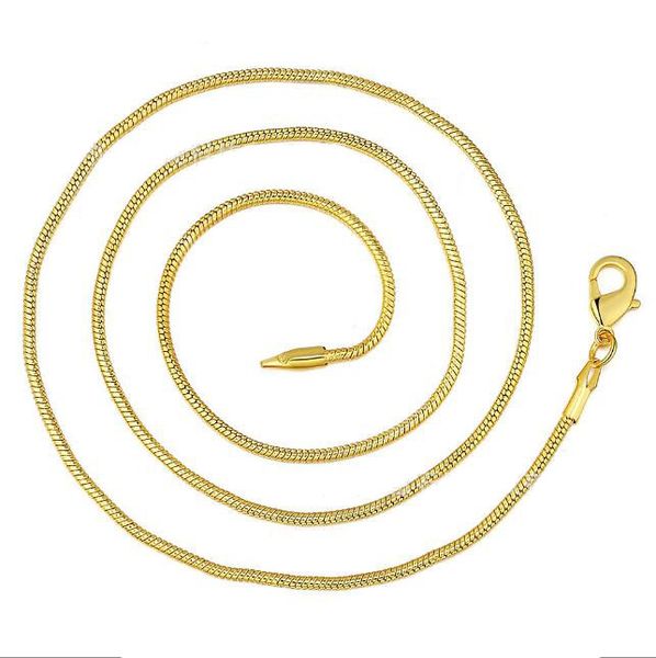 2mm gold snake chain necklace 16 18 20 22 24 26 28 30inch chains designer jewelry wholesale factory price, Silver
2mm gold snake chain necklace 16 18 20 22 24 26 28 30inch chains designer jewelry wholesale factory price, Silver