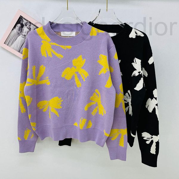 women's knits & tees designer autumn new round neck long sleeve sweater bow print pattern pullover temperament loose women's tz82, White
women's knits & tees designer autumn new round neck long sleeve sweater bow print pattern pullover temperament loose women's tz82, White