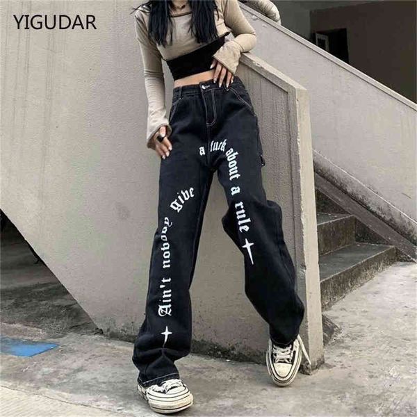 women's jeans american street clothing retro trend pocket jeans female letter star print high waist casual oversized straight pants wom, Blue
women's jeans american street clothing retro trend pocket jeans female letter star print high waist casual oversized straight pants wom, Blue