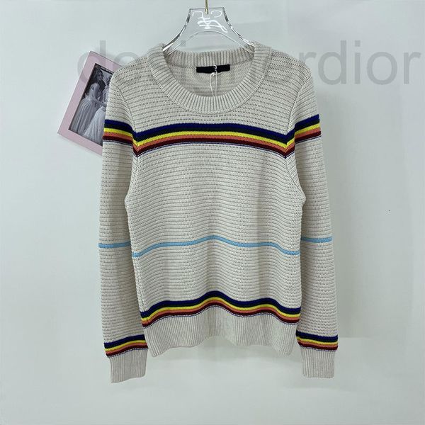women's knits & tees designer autumn and winter new round neck pullover long sleeve stripe color contrast loose casual slim sweater v-n, White
women's knits & tees designer autumn and winter new round neck pullover long sleeve stripe color contrast loose casual slim sweater v-n, White